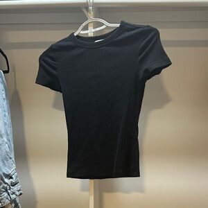 Classic Black Crewneck Women's Tee